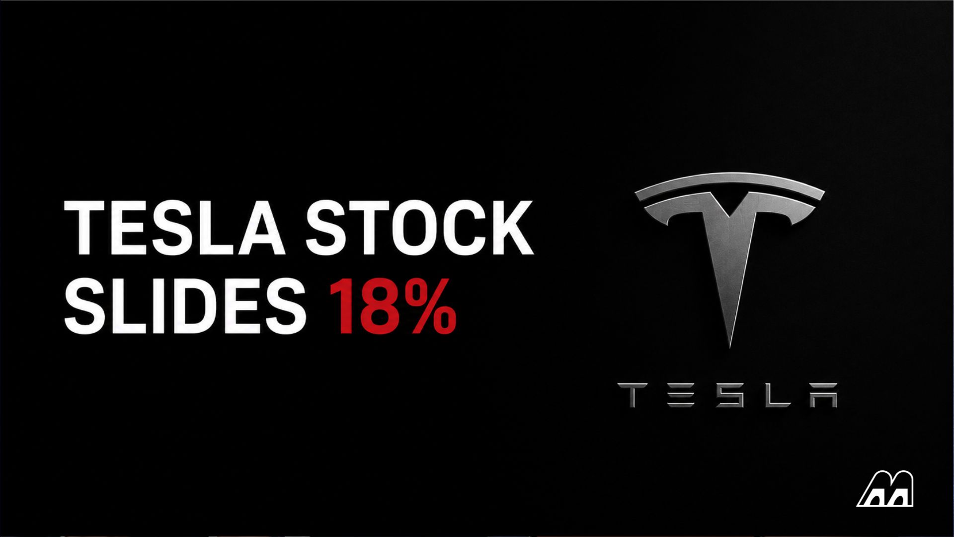 Tesla Stock Slides 18% as RSI Falls Below 30