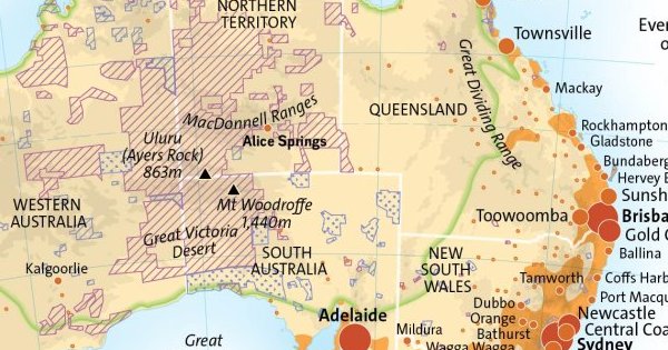 Indigenous lands in Australia today