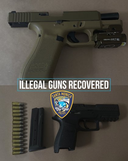 Santa Monica Traffic Stop Leads To Gun Bust