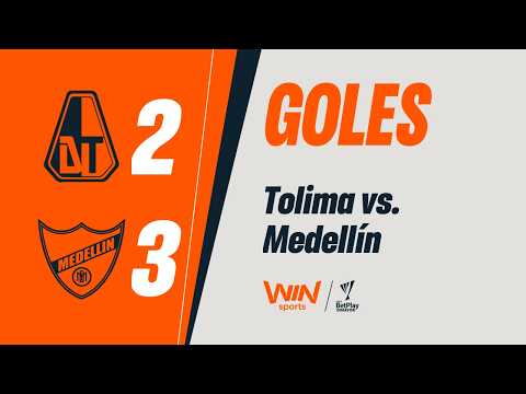 Por la Liga BetPlay, Tolima vs. Medellín (2-3): resumen extendido y goles