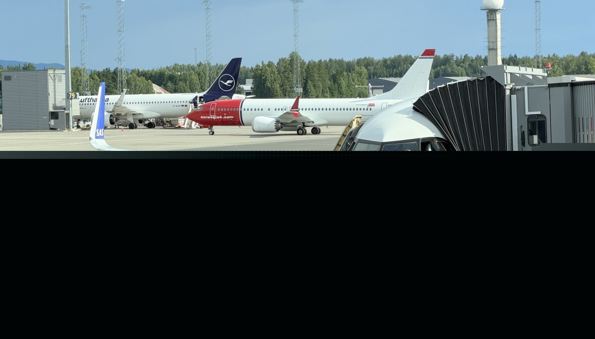 Seks flyplasser rammes