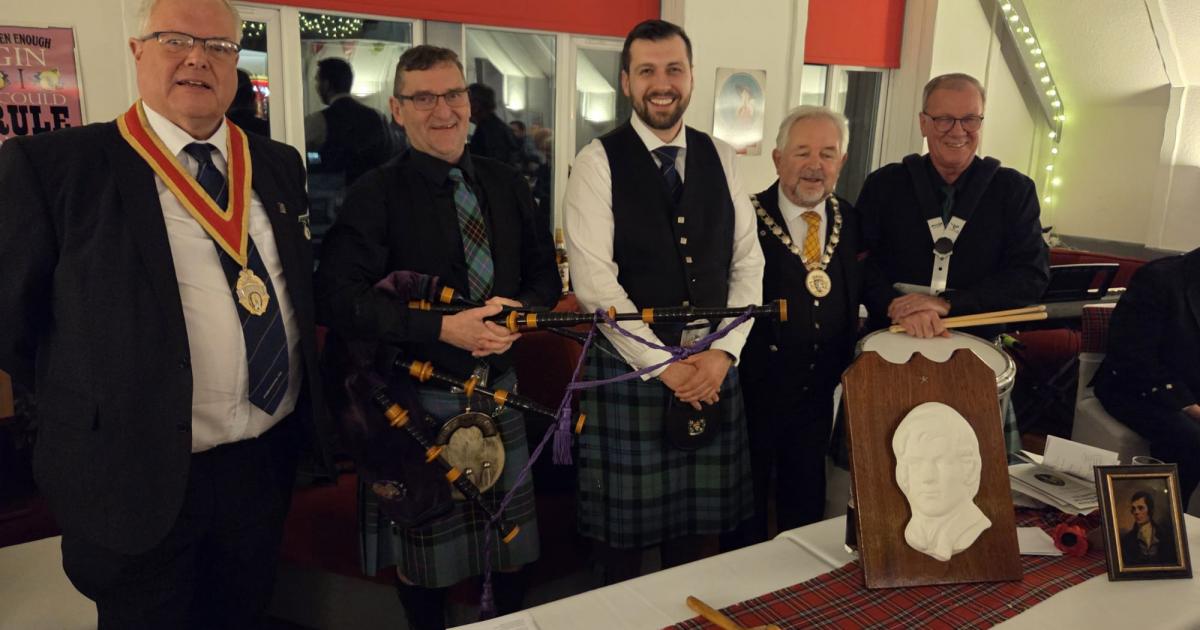 Good company and music at club's annual Burns supper