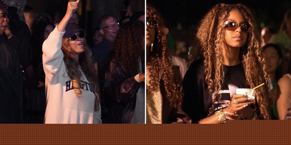 Beyoncé and Blue Ivy Look Like Twins While on a Family Outing to Lauryn Hill’s Hamptons Show