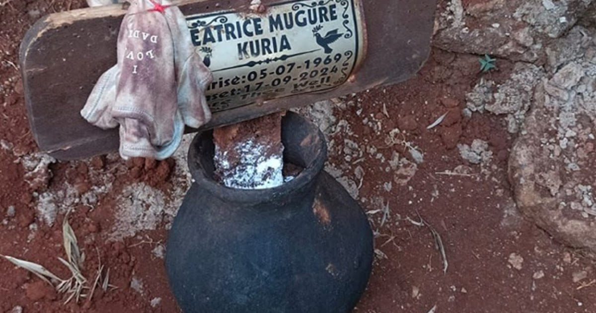 SHOCK in Gatundu as a stolen burial cross is returned in a cooking pot (PHOTO)