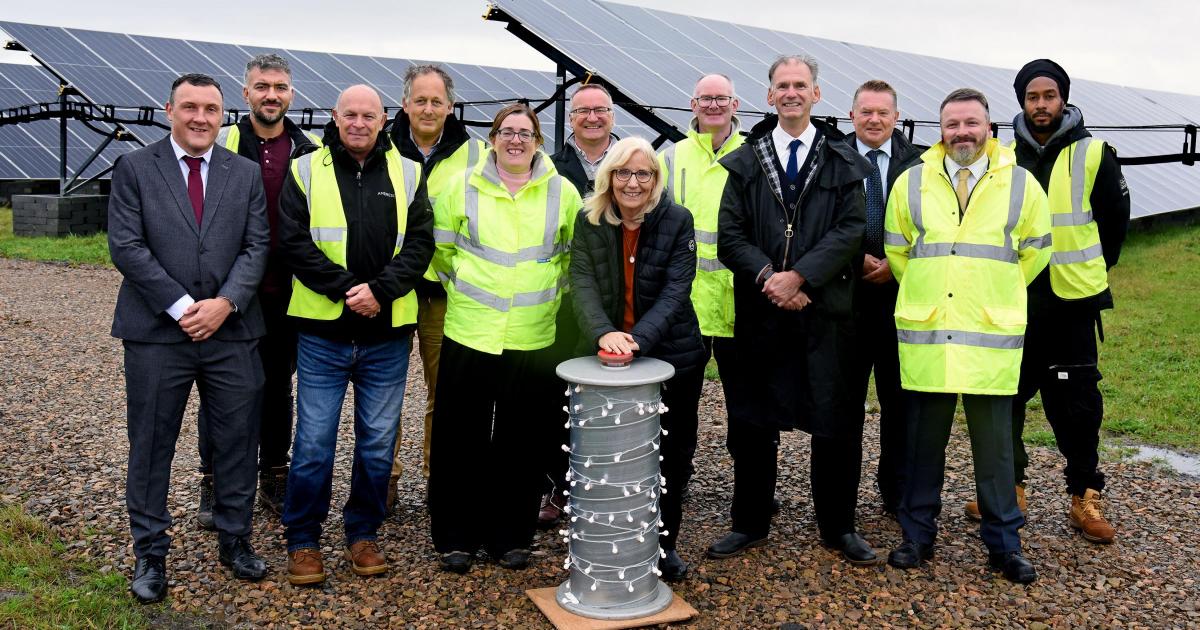 Milestone moment as council switches on solar farm in Kilwinning