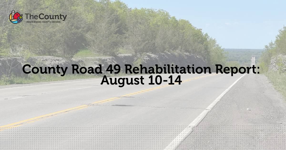 County Road 49 work delayed this week due to visa issues