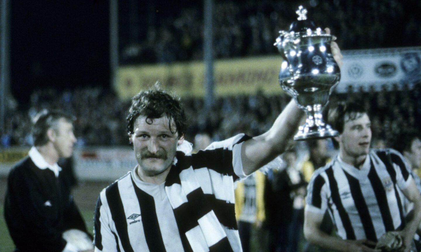 Jimmy Bone was the son of a Fallin miner who struck gold in a glittering football career