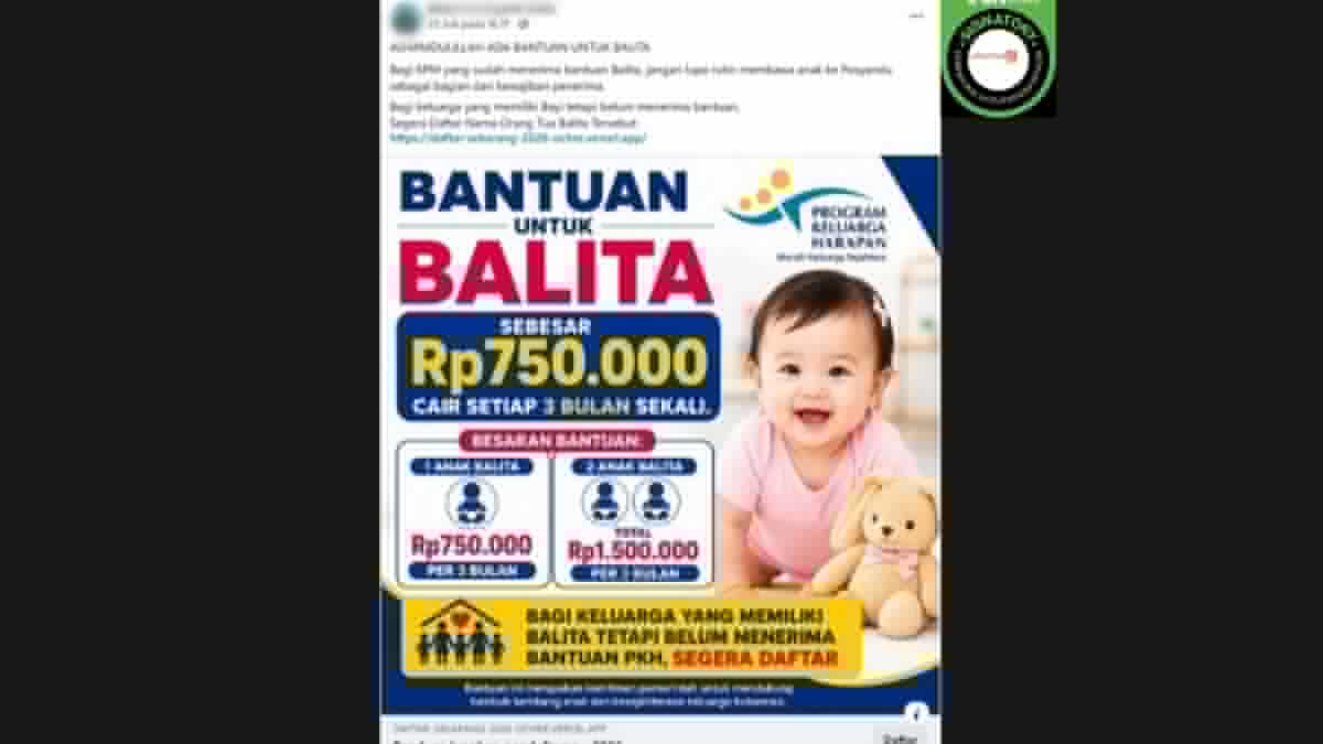 Ragam Hoaks seputar PKH, dari Bansos Balita hingga Pendamping Sosial