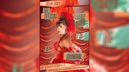 Taylor Swift ‘Showgirl’ Album Release Party Headed to Movie Theaters Oct. 3-5