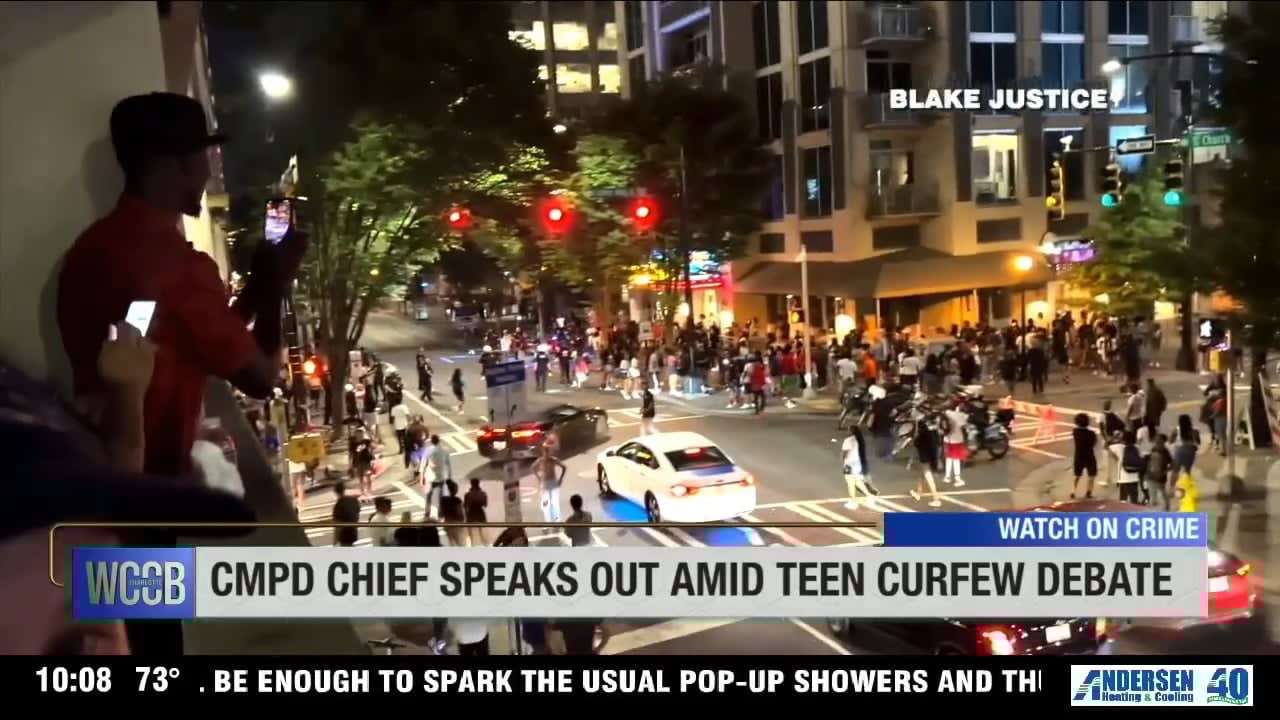 CMPD Chief asks city council for citywide teen curfew