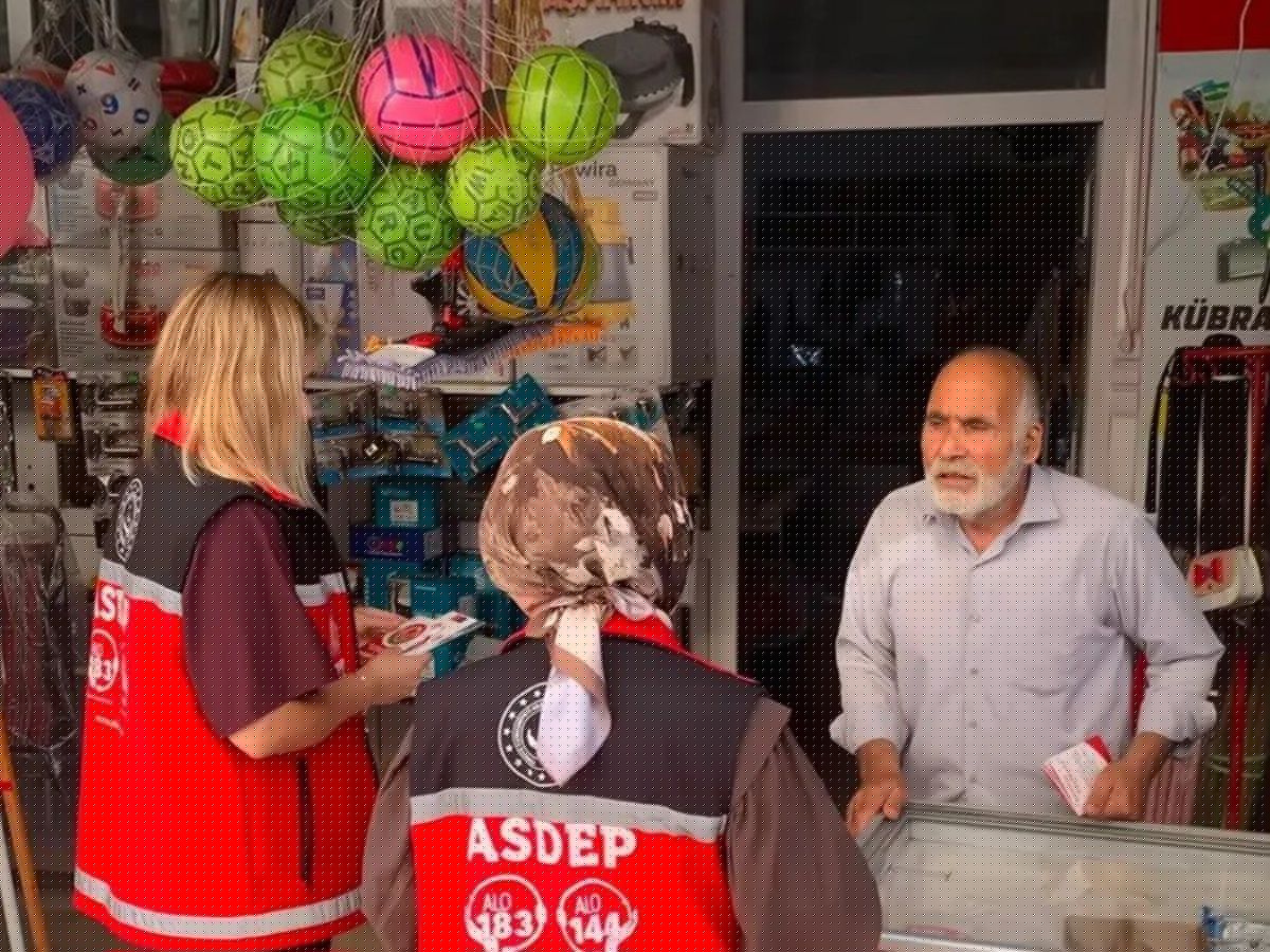 Çerkezköy'de Esnafa Çocuk İşçiliğiyle Mücadele Bilgilendirmesi