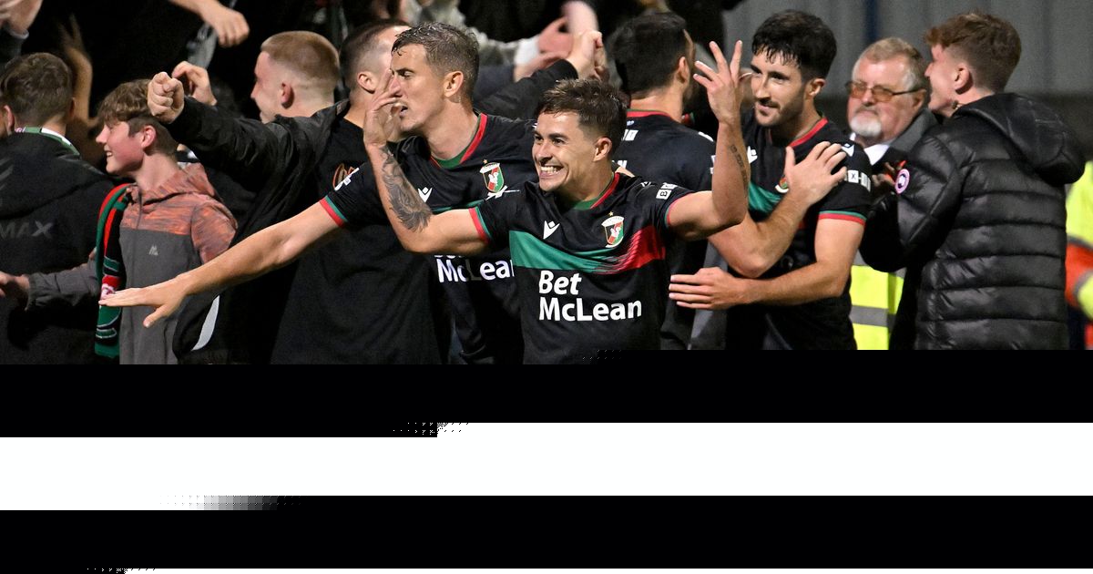 Jordan Stewart highlights key role Glentoran fans have played in recent success