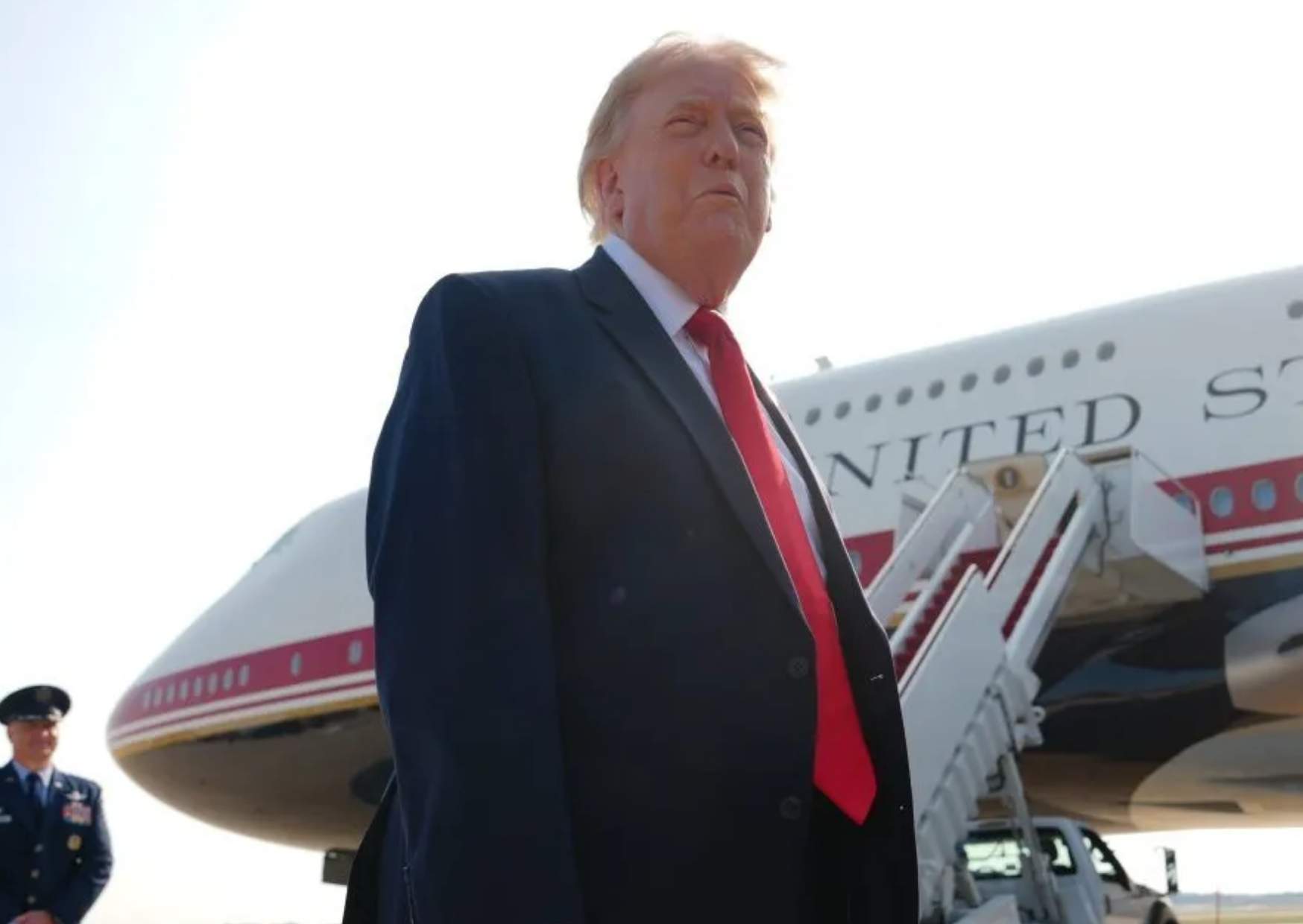 Trump Reveals Secret Flight Switch Amid Threat