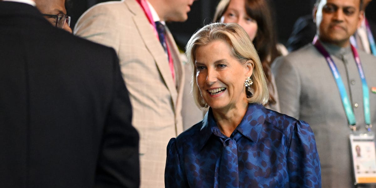 Sophie, Duchess of Edinburgh, Wears Gabriela Hearst for the Commonwealth Games Closing Ceremony