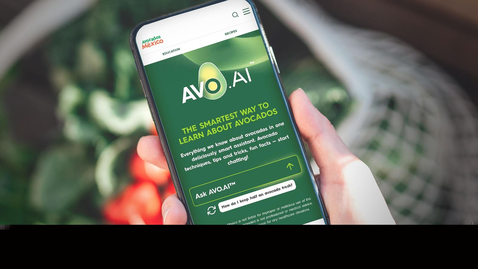 Avocados From Mexico Introduces Avocado-Focused AI Chatbot