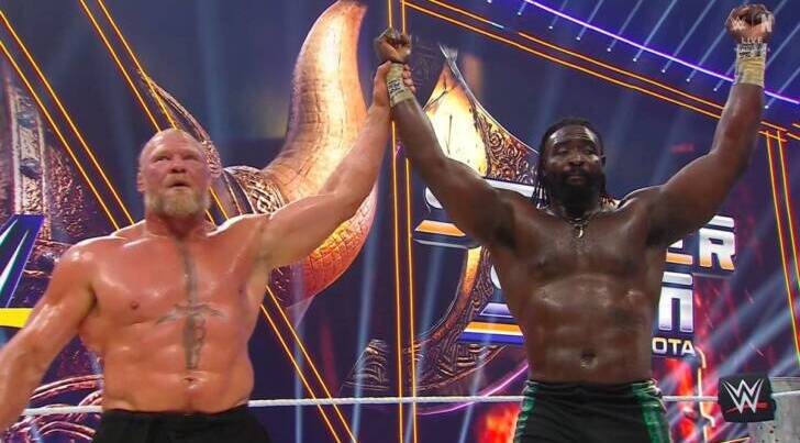 Oba Femi to Brock Lesnar at WWE SummerSlam Night One Post Show: “You’re One of the Greatest Minds of Professional Wrestling”