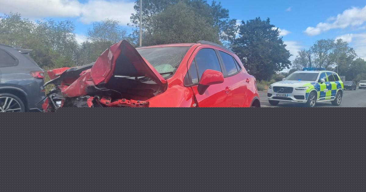 Woman seriously hurt and rushed to hospital after crash outside pub