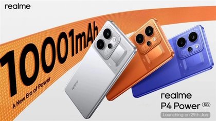 Realme P4 Power 5G Launch in India Today With Massive 10,001mAh Battery; Check Expected Price, Features and Specifications