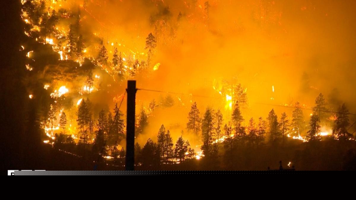 'That fire came so fast': Wildfire rages in British Columbia