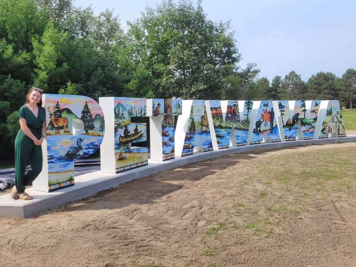 Petawawa's new letter sign tells the story of a community