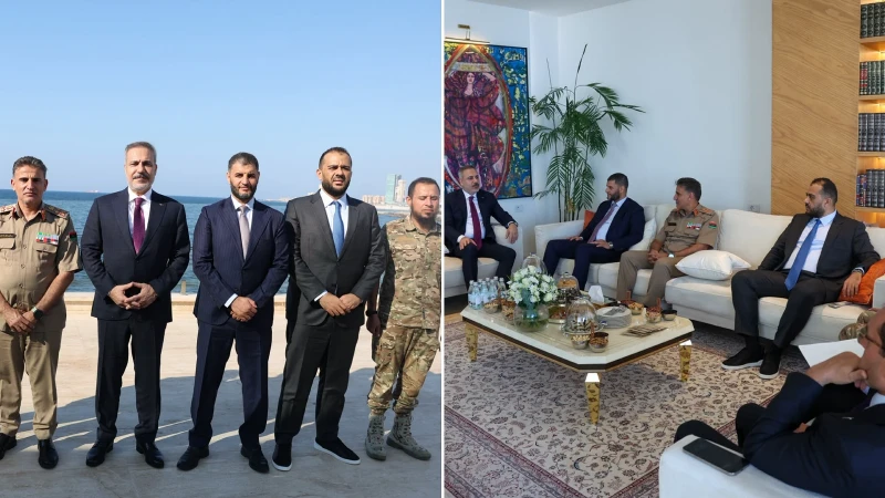 Dışişleri Bakanı Fidan'dan Libya'da diplomasi trafiği: Ulusal Güvenlik Danışmanı Dibeybe ile bir araya geldi