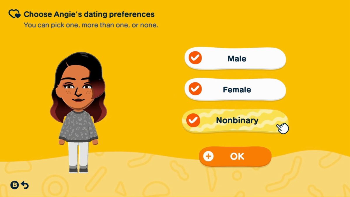 Tomodachi Life: Living the Dream Gender and Relationship Elements Shared