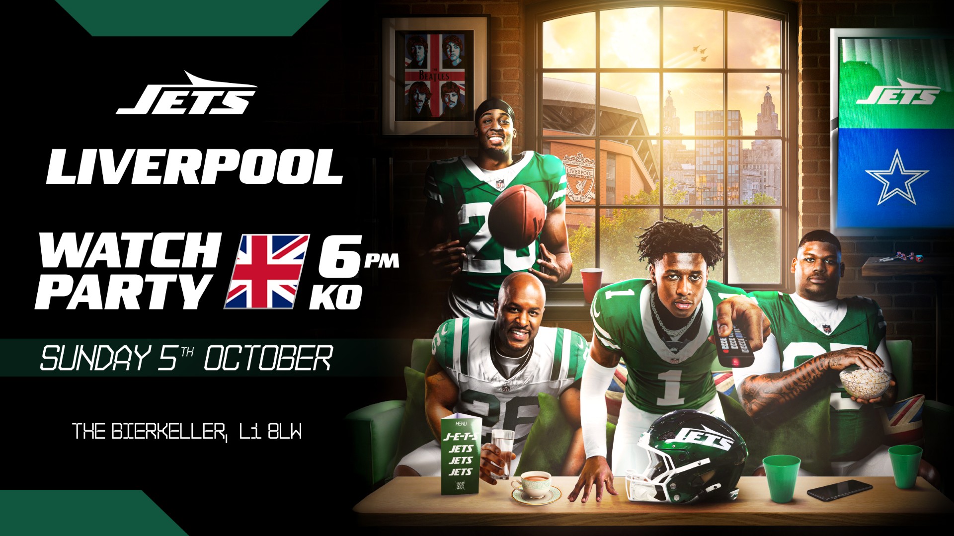 New York Jets to host Liverpool watch party