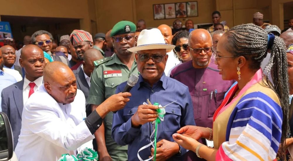Wike Hands Over 12 Ambulances To FCT Hospitals