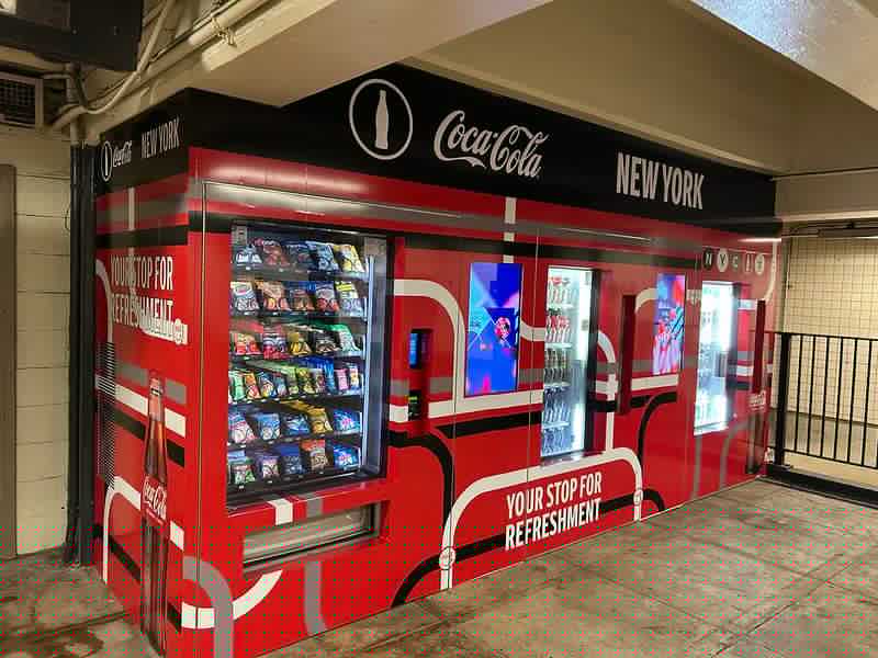 Vending machines coming to 26 subway stations to help refresh riders with snacks and beverages on the go
