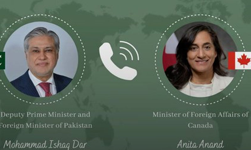 Pakistan and Canada Discuss Regional Situation and Defence Agreement