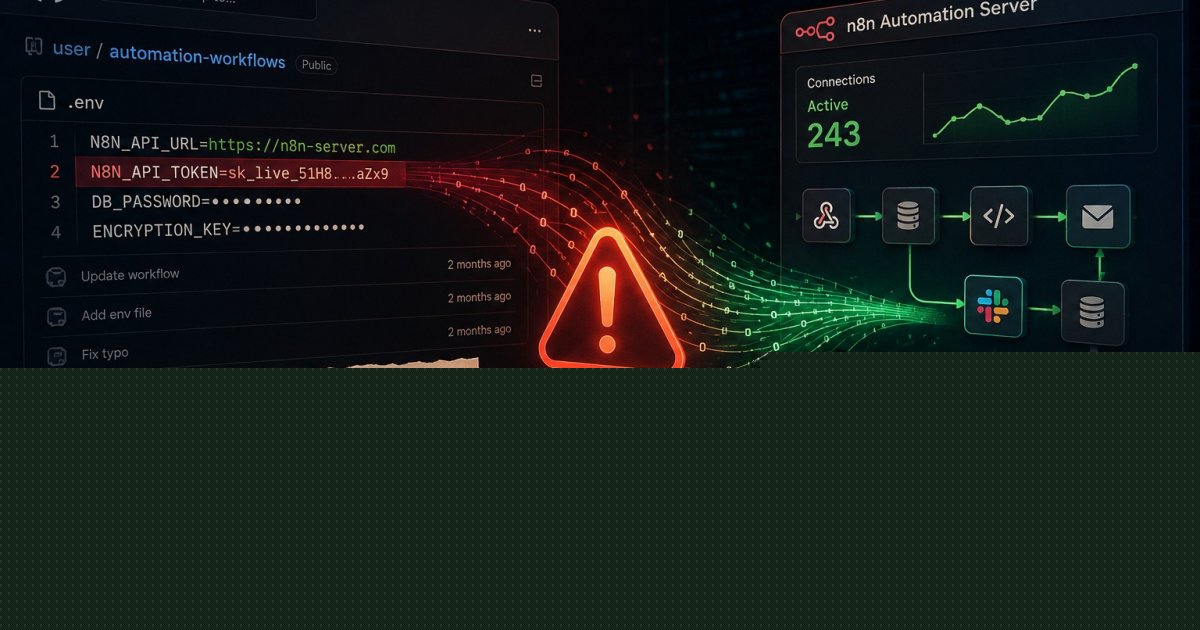No Hack Required: How Thousands of Leaked API Tokens Left Automation Servers Wide Open