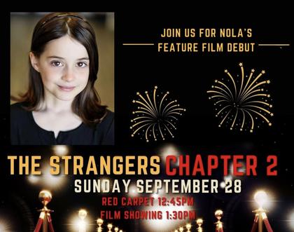 Student at Matthews Elementary School makes Hollywood acting debut, Special screening scheduled in Indian Trail