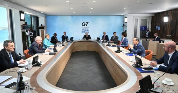 G7 leaders call on Russia to withdraw troops at Ukraine's eastern border, in Crimea