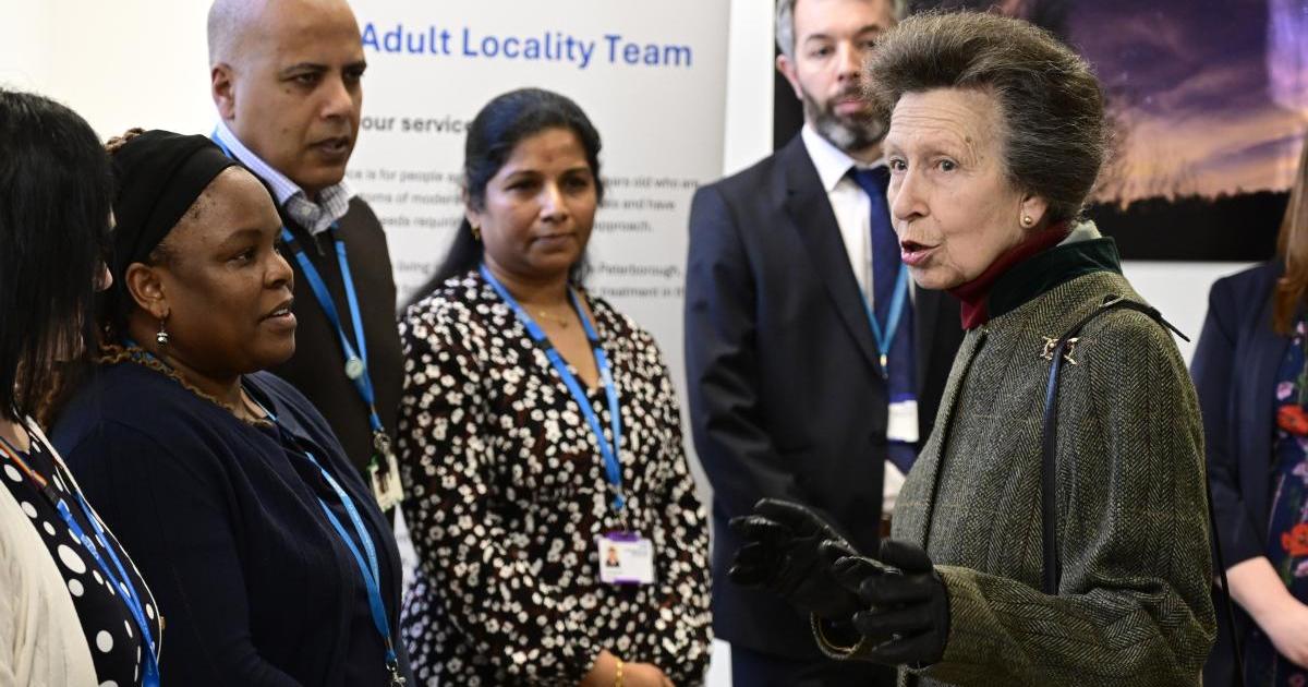 Princess Royal learns about work of NHS mental health team during Cambs visit