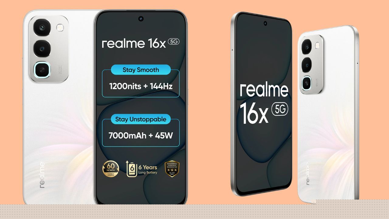 ಭಾರತದಲ್ಲಿ Realme 16x 5G ಸ್ಮಾರ್ಟ್‌ಫೋನ್‌ ಬಿಡುಗಡೆ; 7,000mAh ಬ್ಯಾಟರಿ ಸೌಲಭ್ಯ