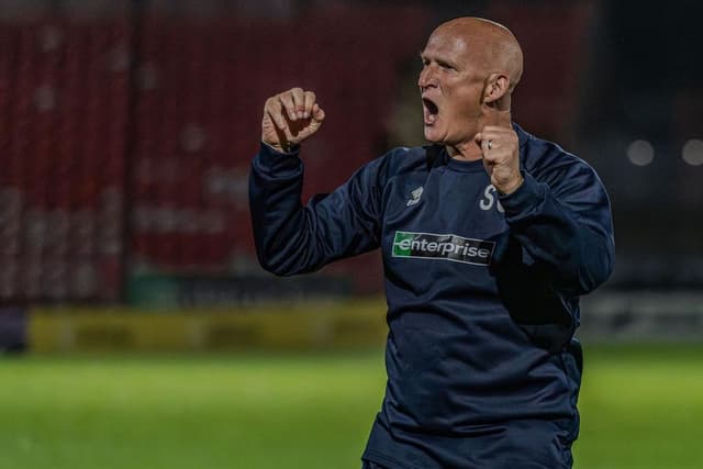 Hartlepool United manager Simon Grayson delighted with performance after Pools end winless run against rivals Gateshead
