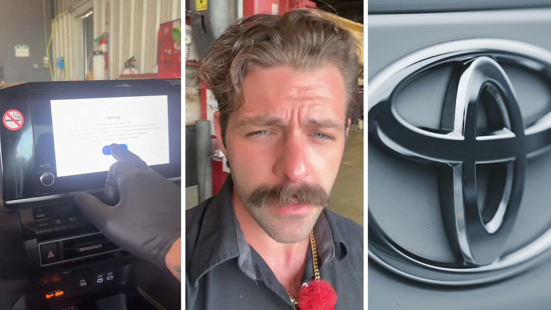 Man Gets His Toyota Worked On. Then His Mechanic Finds The Car's Secret Screen: 'You May Not Know'