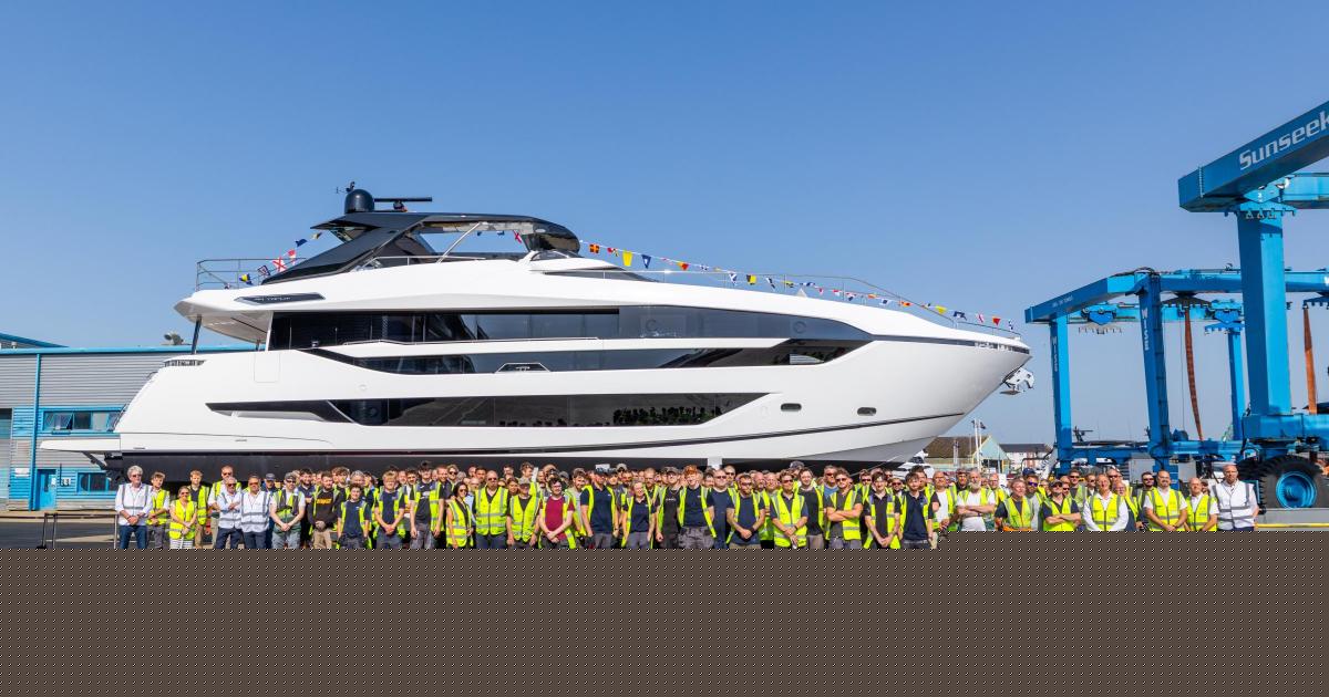 Sunseeker marks launch of its first highly anticipated Manhattan 94 model yacht