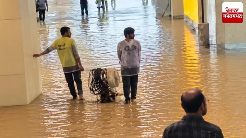 Waterlogging at Noida Airport Sparks Political Storm, Akhilesh Yadav Targets BJP Government