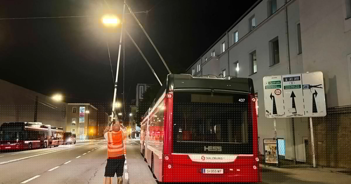 Alle abgeschleppt - Wassereintritt: Gewitter legte 20 Obusse lahm