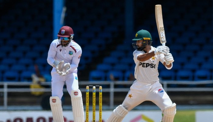 Second Test: West Indies all out for 117, Pakistan continues chase of 75 runs