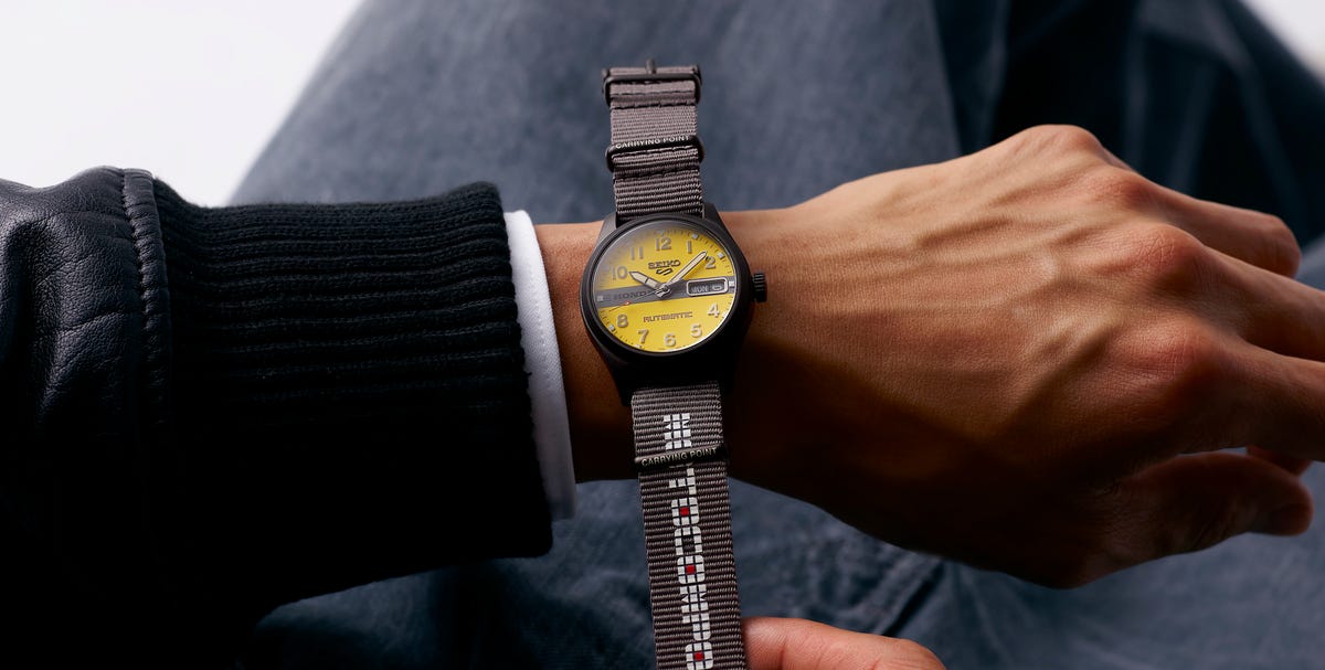 Seiko’s New Yellow Sports Watch Is a Celebration of a Surprising Honda Icon