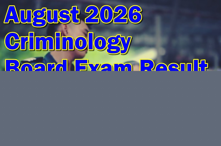 Criminology Board Exam Result August 2026 – CLE