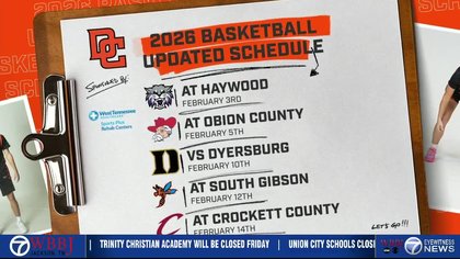 Haywood and Dyer County updated Basketball Schedules