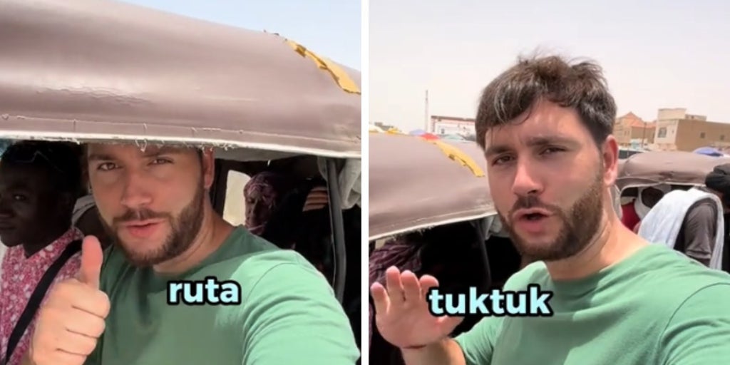 Un español en Mauritania coge un tuk-tuk y cuenta su experiencia: «Parece que me voy a caer»