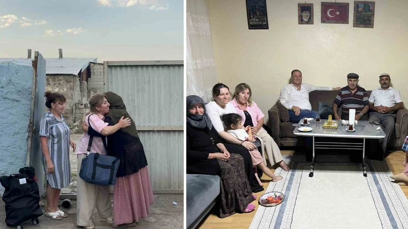 Bakü-Kars uçuşu 100 yıllık hasreti bitirdi: İki kardeşin torunları Kars’ta buluştu