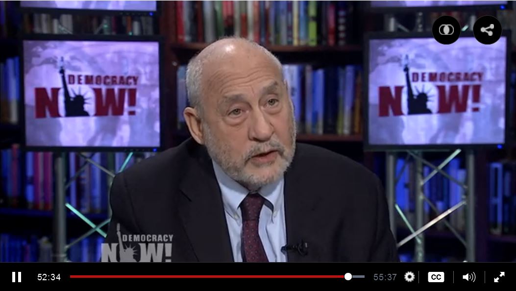 Comment on Joseph Stiglitz: Under TPP, polluters could sue U.S. for setting carbon emissions limits by Pressenza - Joseph Stiglitz: con il TPP, gli inquinatori possono citare in giudizio gli USA se pongono limiti alle emissioni di carbonio