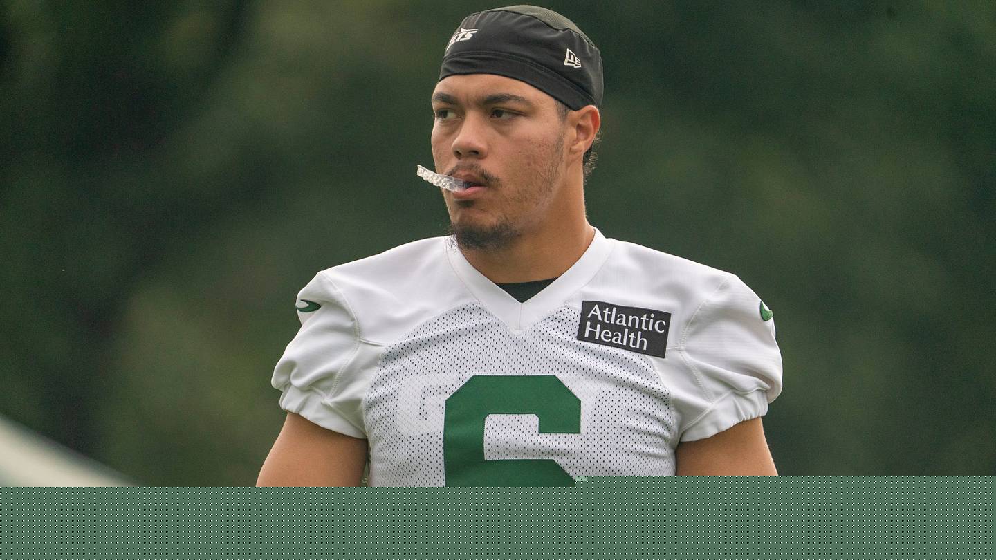 Dane Belton showing Giants what a mistake they made at Jets training camp