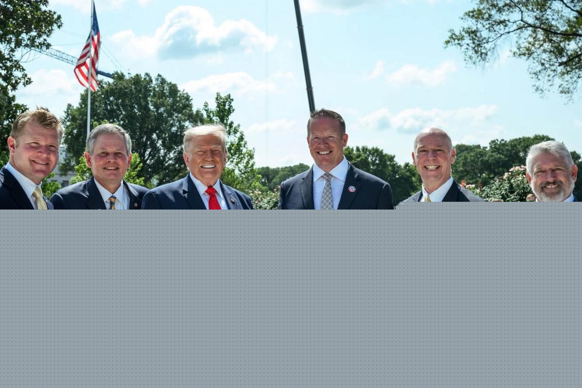 Gov. Gianforte and Montana State Bobcats Visit The White House