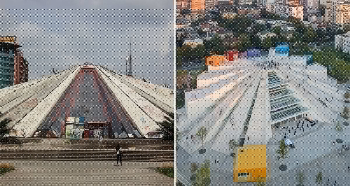 The Strange Story Of Albania’s Pyramid, The Communist Monument That Became A Cultural Hub